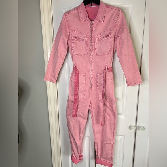 A. Helm Montauk Jumpsuit in Pink NEW NWT - Picture 3 of 8